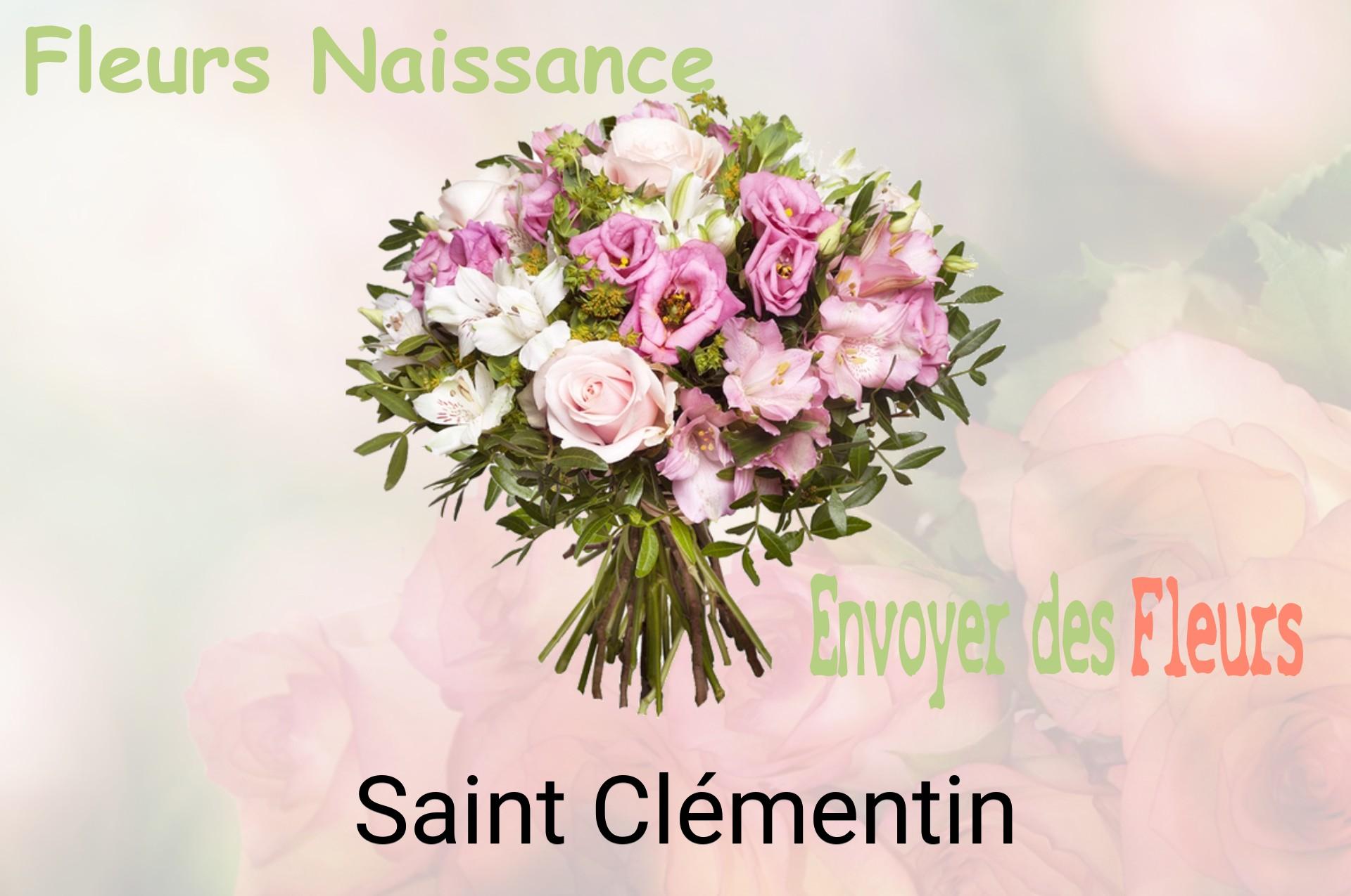 Bouquet de fleurs de naissance livré à Saint-Clémentin